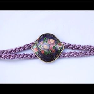 Vintage floral belt